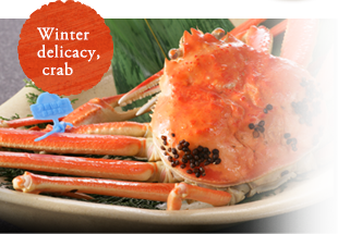 Winter delicacy, crab