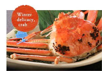 Winter delicacy, crab